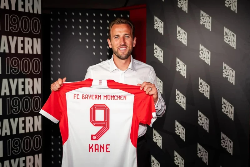 Kane đến Bayern và nhận lương 30 triệu bảng/năm 